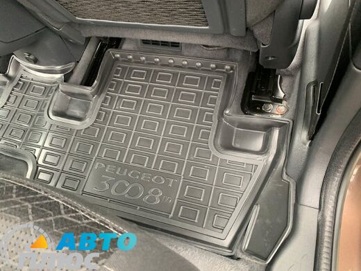 Автомобильные коврики в салон Peugeot 3008 2010-2016 (Avto-Gumm)