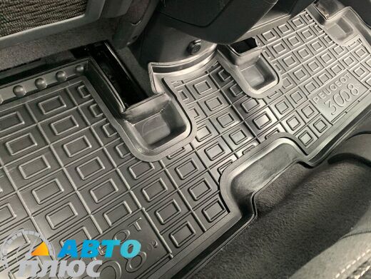 Автомобильные коврики в салон Peugeot 3008 2010-2016 (Avto-Gumm)