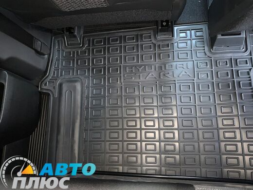 Автомобільні килимки в салон Hyundai Staria 2021- 2-й ряд 9 місць (Avto-Gumm)