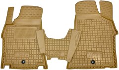 Автомобильные коврики в салон Hyundai H1 2007- 1+2 передние бежевые (AVTO-Gumm)