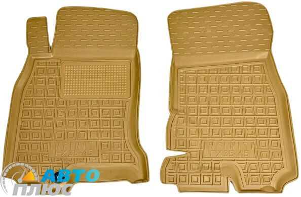 Автомобільні килимки в салон Infiniti FX 2003-2008 бежеві (AVTO-Gumm)