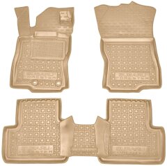 Автомобильные коврики в салон Subaru Forester 6 2025- бежевые (AVTO-Gumm)
