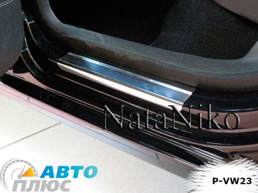 Накладки на пороги Volkswagen Polo 2001-2009 (Premium)