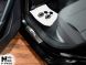 Накладки на пороги Volkswagen Golf 7 2013- (5 дверей) (Premium)
