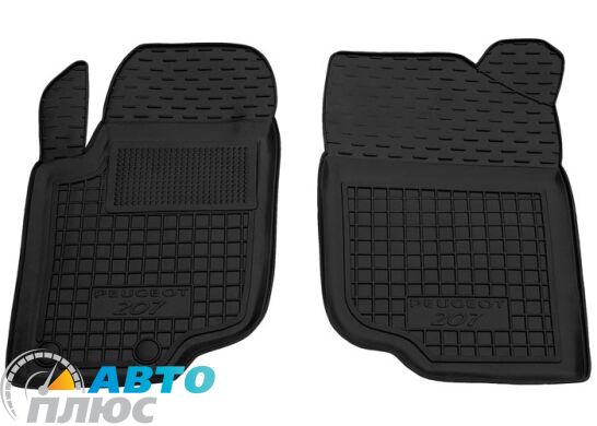 Передние коврики в автомобиль Peugeot 207 2006- (Avto-Gumm)