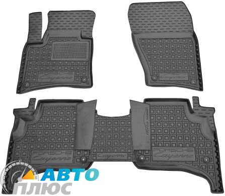 Автомобільні килимки в салон Porsche Cayenne 2010-2017 (AVTO-Gumm)