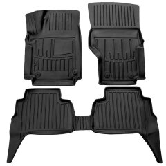 3D Коврики в салон автомобиля Volkswagen Amarok 2009-2022 (Stingray)