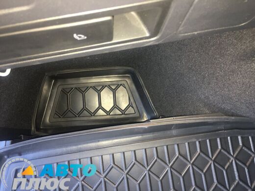 Автомобильный коврик в багажник Volkswagen Tiguan Allspace 2016- 5 мест (AVTO-Gumm)