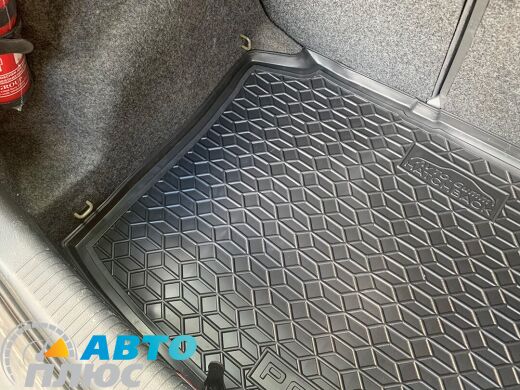 Автомобільний килимок в багажник Volkswagen Polo Hatchback 2001- (Avto-Gumm)