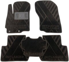 Композитные коврики в салон Mitsubishi Outlander 2012- (X) AVTO-Tex