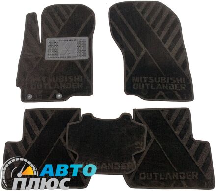 Композитные коврики в салон Mitsubishi Outlander 2012- (X) AVTO-Tex