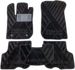Композитные коврики в салон Renault Logan 2013- (X) AVTO-Tex