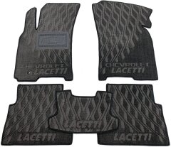 Композитные коврики в салон Chevrolet Lacetti 2004- (V) серые AVTO-Tex