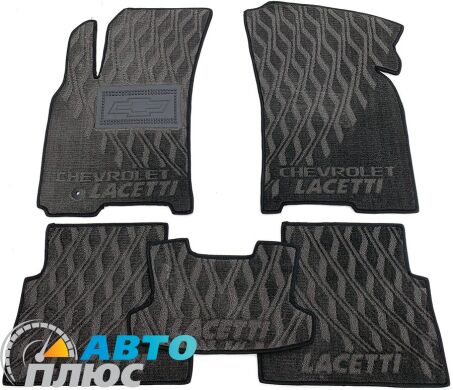 Композитные коврики в салон Chevrolet Lacetti 2004- (V) серые AVTO-Tex