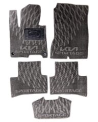 Композитные коврики в салон Kia Sportage 5 2022- (V) серые AVTO-Tex