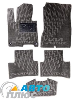 Композитні килимки в салон Kia Sportage 5 2022- (V) сірі AVTO-Tex