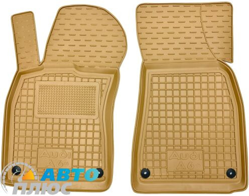 Автомобильные коврики в салон Audi A6 (C6) 2005-2011 бежевые (AVTO-Gumm)