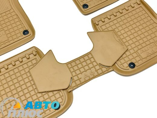 Автомобильные коврики в салон Audi A6 (C6) 2005-2011 бежевые (AVTO-Gumm)