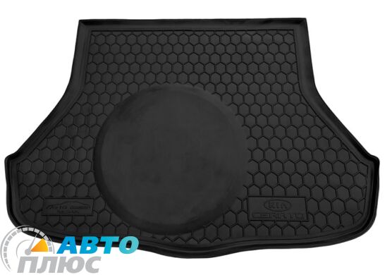 Автомобильный коврик в багажник Kia Cerato 2013- Mid/Top (Avto-Gumm)