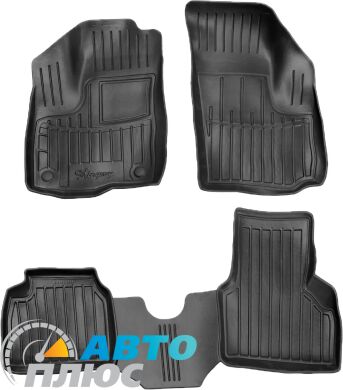 3D Килимки в салон автомобіля Fiat Doblo 2000-2010 (Stingray)