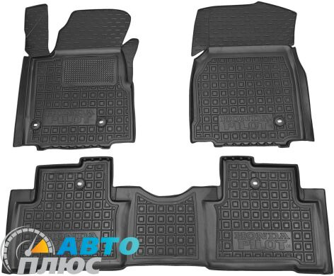 Автомобильные коврики в салон Honda Pilot 2008-2015 (AVTO-Gumm)