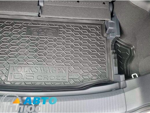 Автомобильный коврик в багажник Volkswagen ID6 Pro 2021- нижняя полка (AVTO-Gumm)