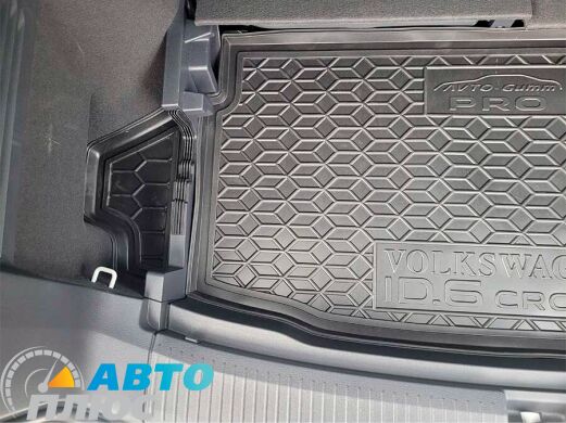 Автомобильный коврик в багажник Volkswagen ID6 Pro 2021- нижняя полка (AVTO-Gumm)