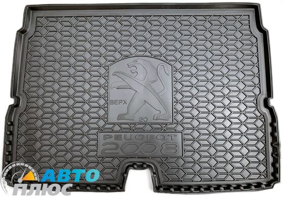 Автомобильный коврик в багажник Peugeot 2008/e-2008 2020- верхняя полка (Avto-Gumm)