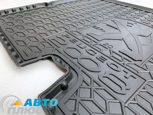 Автомобильный коврик в багажник Peugeot 2008/e-2008 2020- верхняя полка (Avto-Gumm)