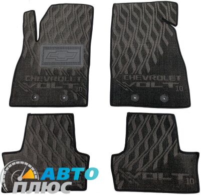 Композитные коврики в салон Chevrolet Volt 2010- (V) серые AVTO-Tex