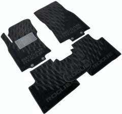 Композитні килимки в салон Nissan Rogue 2013- (V) чорні AVTO-Tex