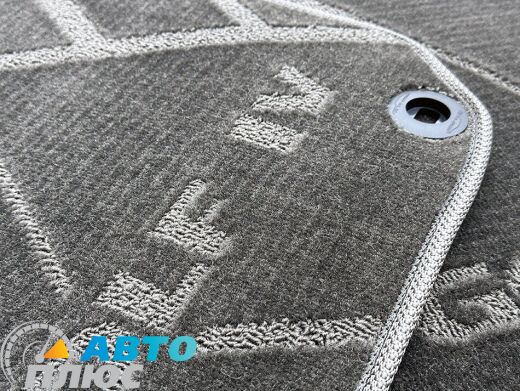 Композитные коврики в салон Volkswagen Golf 4 1998-2003 (X) серые AVTO-Tex