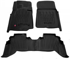 3D Коврики в салон автомобиля Mitsubishi Pajero Wagon 4 2007- (Stingray)