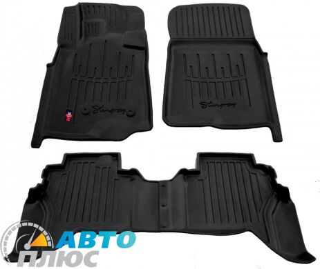 3D Коврики в салон автомобиля Mitsubishi Pajero Wagon 4 2007- (Stingray)