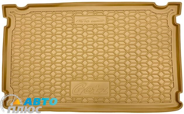 Автомобільний килимок в багажник Hyundai Getz 2002- бежевий (AVTO-Gumm)