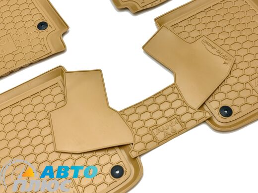 Автомобильные коврики в салон Audi A6 (C7) 2012- бежевые (AVTO-Gumm)