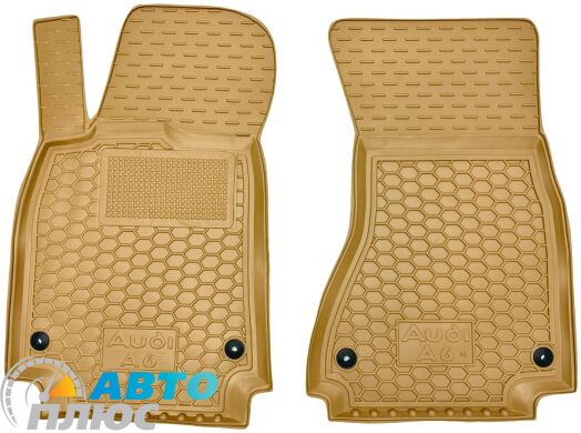 Автомобильные коврики в салон Audi A6 (C7) 2012- бежевые (AVTO-Gumm)