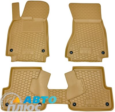 Автомобильные коврики в салон Audi A6 (C7) 2012- бежевые (AVTO-Gumm)