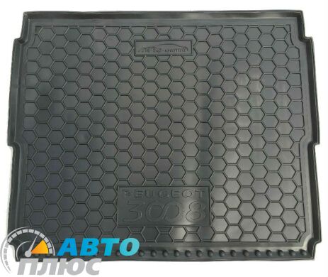 Автомобильный коврик в багажник Peugeot 3008 2010-2016 (AVTO-Gumm)