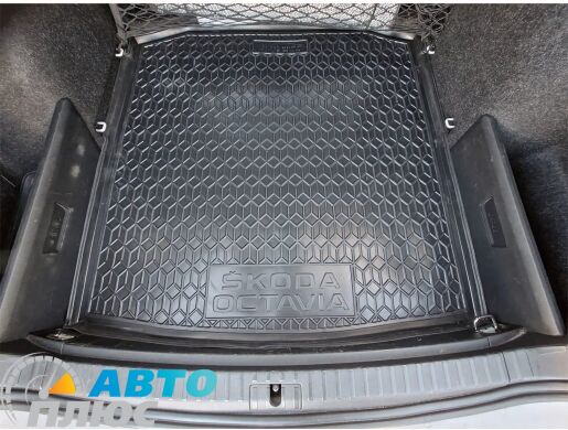Автомобильный коврик в багажник Skoda Octavia A8 2020- Universal (AVTO-Gumm)