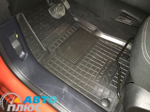 Водительский коврик в салон Peugeot 208 2013- (Avto-Gumm)