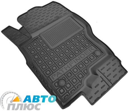 Водительский коврик в салон Nissan Pathfinder (R51) 2010-2014 (AVTO-Gumm)