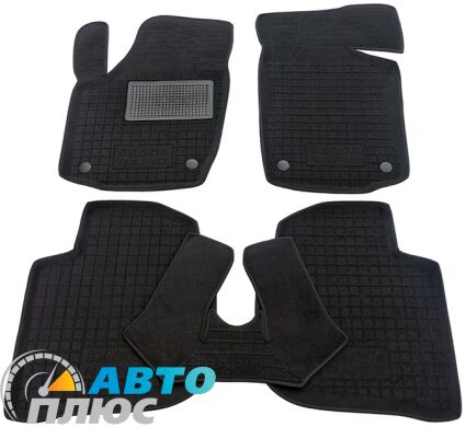 Гибридные коврики в салон Skoda Rapid 2013- (AVTO-Gumm)