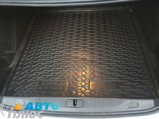 Автомобильный коврик в багажник Opel Astra J 2009- Sedan (Avto-Gumm)