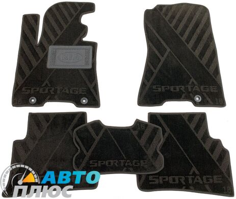 Композитные коврики в салон Kia Sportage 4 2016- (X) AVTO-Tex