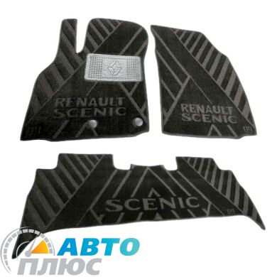 Композитные коврики в салон Renault Scenic 3 2009- (X) без подлокотника AVTO-Tex