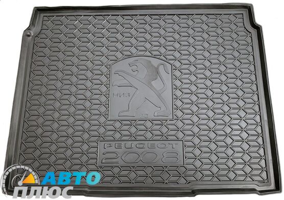 Автомобильный коврик в багажник Peugeot 2008/e-2008 2020- нижняя полка (AVTO-Gumm)