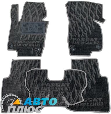 Композитные коврики в салон Volkswagen Passat B7 2011- USA (V) серые AVTO-Tex