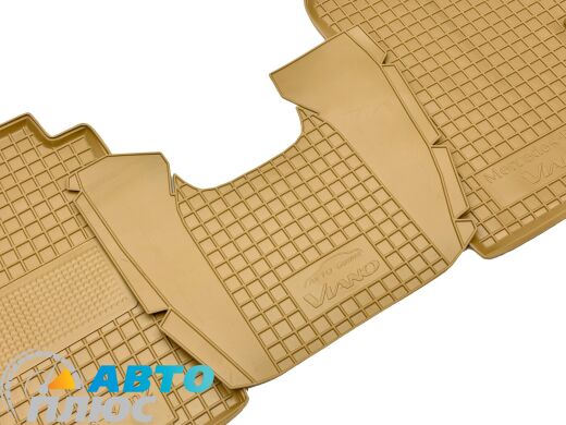Автомобильные коврики в салон Mercedes Vito/Viano (W639) 2003- бежевые (AVTO-Gumm)