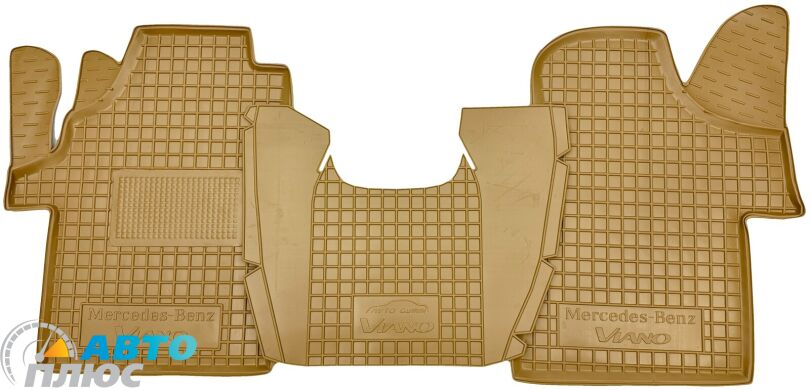 Автомобильные коврики в салон Mercedes Vito/Viano (W639) 2003- бежевые (AVTO-Gumm)